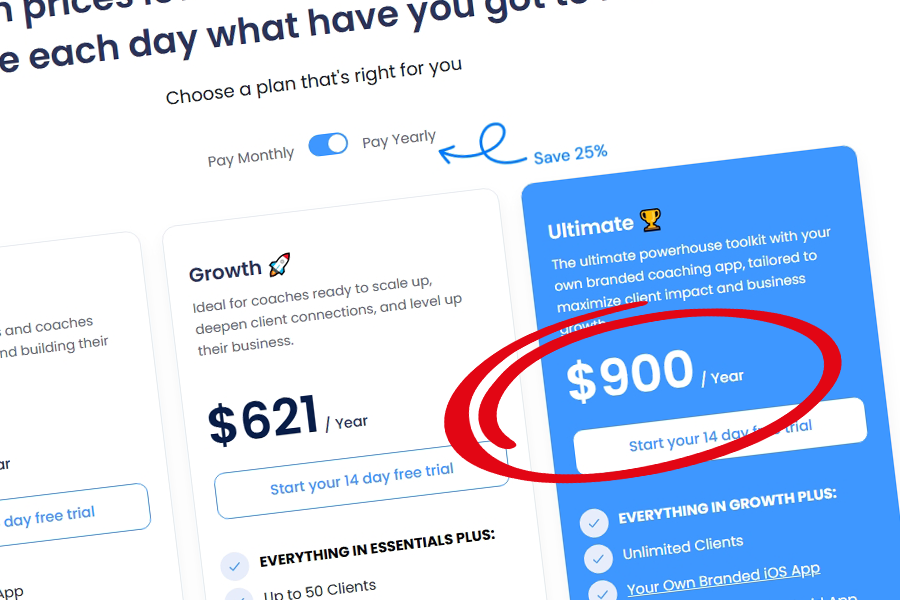 Harbiz pricing screenshot